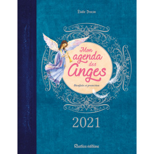 Mon agenda des anges 2021 de Elodie Dracon, agenda annuel Rustica éditions