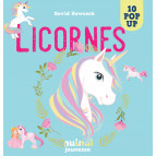 Licornes 10 pop-up de David Hawcock, éditions Nui-Nui jeunesse