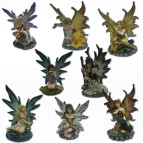 Collection de 8 figurines fées et animaux