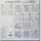 Calendrier Chats à colorier 2022 de Marica Zottino, éditions Rustica