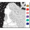 Mes mandalas à peindre – Esprits de la nuit de Marica Zottino, bloc de coloriage pour adultes, éditions Secret d'étoiles