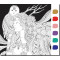 Mes mandalas à peindre – Esprits du vent de Marica Zottino, bloc de coloriage pour adultes, éditions Secret d'étoiles