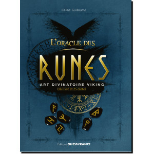 L'Oracle des runes, Art divinatoire des Vikings, coffret de Céline Guillaume aux éd. Ouest-France