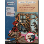 Cartes à gratter Le petit chaperon rouge en 4 décors à créer, éditions Piccolia