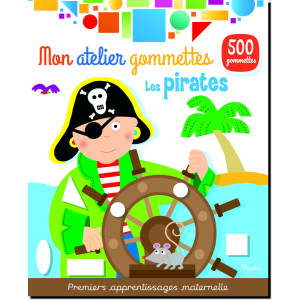 Les pirates , collection Mon atelier gommettes aux éditions Piccolia