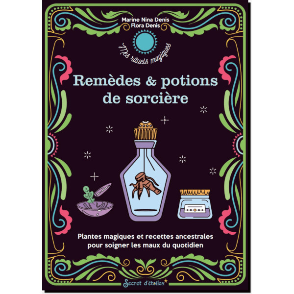 Livre sur la magie blanche avec des potions et recettes secrètes