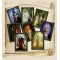 Lot des 8 Cartes Postales de la collection "Dames de Brocéliande" illustrée par Sandrine Gestin