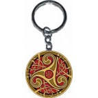 Porte-clef "Triskell rouge" de Sandrine Gestin (Coll. Celtic Sign)