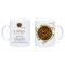 Mug "Triskel Rouge" simple de la Collection Celtic Sign de Sandrine Gestin