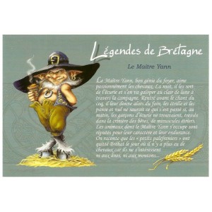 Maître Yann, carte postale de Pascal Moguérou - Légendes de Bretagne