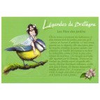 Carte Postale "Fée des jardins" illustrée par Pascal Moguérou