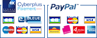 Paiement sécurisé Cybermut et Paypal