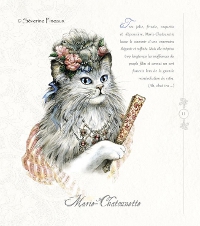 Marie Chatounette une illustration de Séverine Pineaux de la série des Chats Enchantés