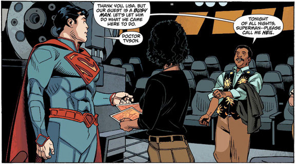 Superman et Neil Degrasse Tyson : découverte de la planète Krypton