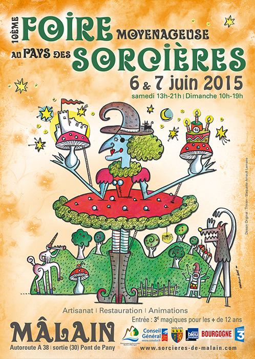 Affiche de la 10ème Foire au Pays des Sorcières