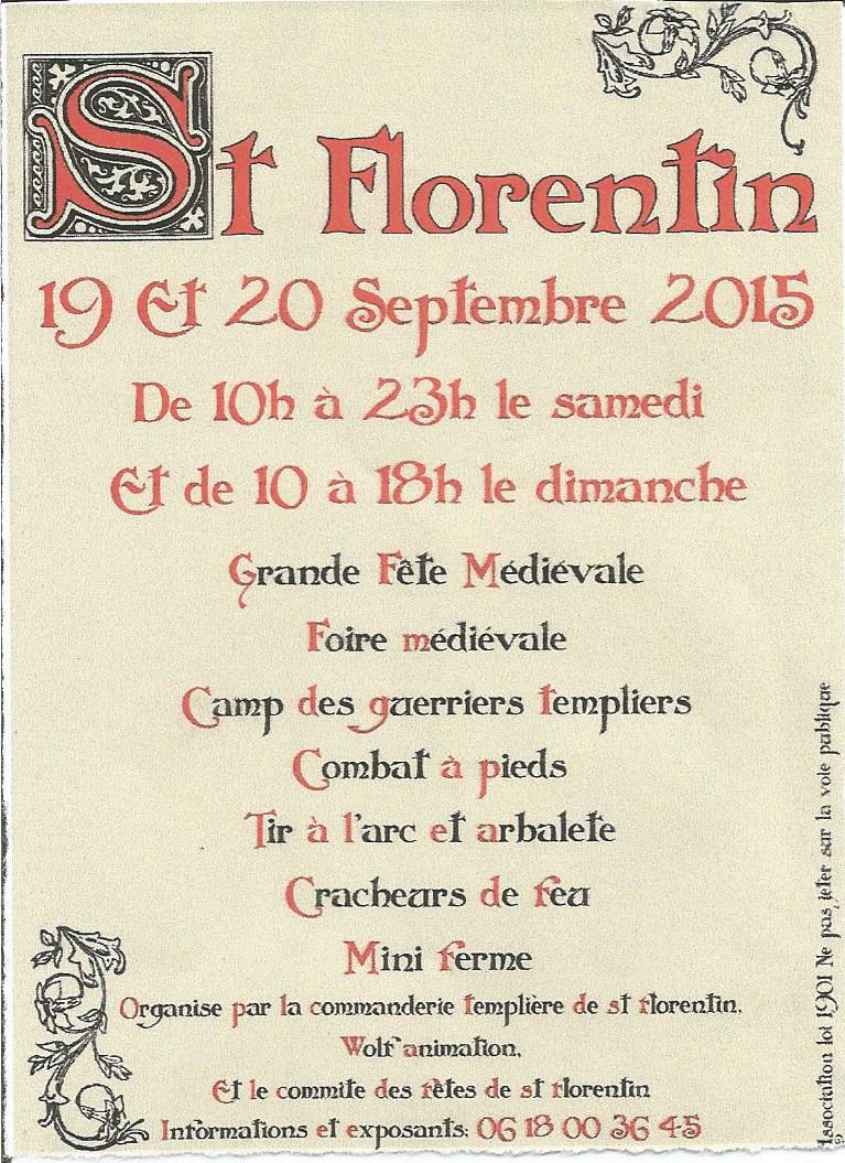 Affiche de la fête médiévale