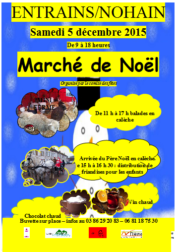 Affiche du marché de Noël