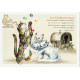 Carte Postale Les Chaltimbanques Chats Enchantés illustré par Séverine Pineaux