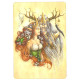 Carte postale Titania et Obéron de Delphine Gache - Lily Rose Poddington