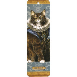 Henri Cat, Marque page de Séverine Pineaux  – Les Histochats
