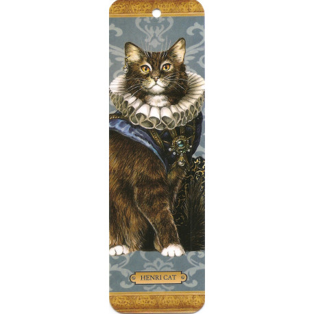 Henri Cat, Marque page de Séverine Pineaux  – Les Histochats