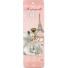 Mademoiselle, Marque page de Séverine Pineaux - Chats de Paris