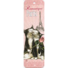 Romantique, Marque page de Séverine Pineaux - Chats de Paris