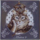 Magnet de chat de Séverine Pineaux, Matou 1er, aimant décoratif des Histochats