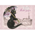 Belle époque,Aimant décoratif de Séverine Pineaux  – Chats de Paris