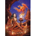 Carte de voeux fantasy, Phoenix Rising de Briar