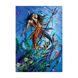 Carte de voeux fantasy, Mer folk de Briar