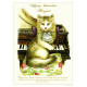 Affichette de chat de Séverine Pineaux, Wolfgang Chamadeux Maozart, de la collection Histochats