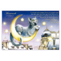 Carte postale de chat de Séverine Pineaux, Minetourdi, coll. Chats enchantés 2014