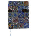 Joli carnet ligné Alhambra coll. Azuléjos du Portugal, Carnets Boncahier des éd. Piccolia