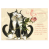 Carte postale de chat de Séverine Pineaux, Channiversaire mod. 3