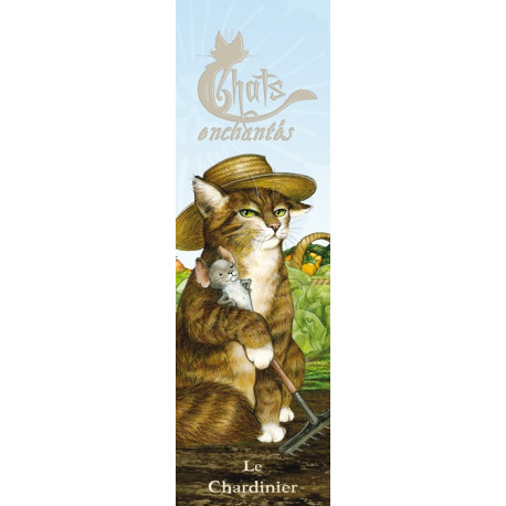 Chardinier, marque pages pour livre de Séverine Pineaux