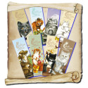 8 marques pages des chats enchantés de Séverine Pineaux