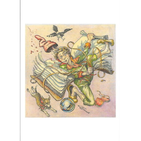 La vision de Féeric, carte postale de Tudor Banus