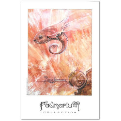 Carte postale de Christophe Dougnac Piscis Somniatus, L'Univers de Krystoforos