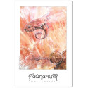 Carte postale d'art de Christophe Dougnac Piscis Somniatus, L'Univers de Krystoforos
