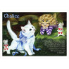 Chalice, carte postale de chat de Séverine Pineaux, coll. Chats de la littérature