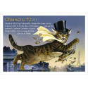 Charsène Félin, carte postale de chat de Séverine Pineaux, coll. Chats de la littérature