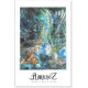 4 Cartes postales d'art de Christophe Dougnac, L'Univers de Krystoforos