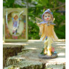 Fée miniature jaune et son papillon
