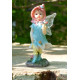 Fée miniature bleue et son papillon féerique