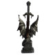 Coupe papier Dragon au joyaux, figurine de dragon et ouvre lettre
