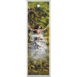 Marque page féerique de Séverine Pineaux, A l'heure des fées.
