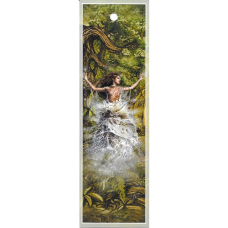 Marque page féerique de Séverine Pineaux, A l'heure des fées.