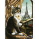 Carnet chat de Séverine Pineaux Gustave Eiffélin, collection Histochats des éditions Au Bord des Continents...