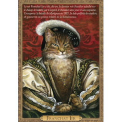 Carte postale de chat historique de Séverine Pineaux, Franchat 1er - Histochats 2019.